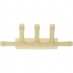 Value Collection - Nylon Five-Way Automotive Vacuum Connector - 3/16 x 3/16 x 3/16 x 3/16 x 3/16" Fitting - USA Tool & Supply