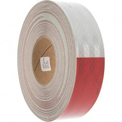 Value Collection - DOT Conspicuity Tape Color: Red and White Width (Inch): 2 - USA Tool & Supply