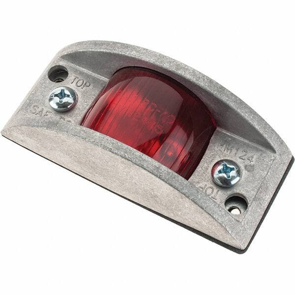 Value Collection - 4-3/4" Long, Clearance Side Marker Light Kit - Red - USA Tool & Supply