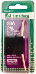 Value Collection - 80 Amp, Automotive Fuse - Black, Littlefuse PAL280 - USA Tool & Supply