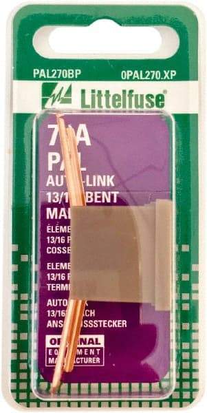 Value Collection - 70 Amp, Automotive Fuse - Brown, Littlefuse PAL270 - USA Tool & Supply