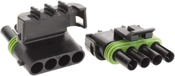 Value Collection - Automotive Terminal Parts - Weather Pack Connector Shells - USA Tool & Supply