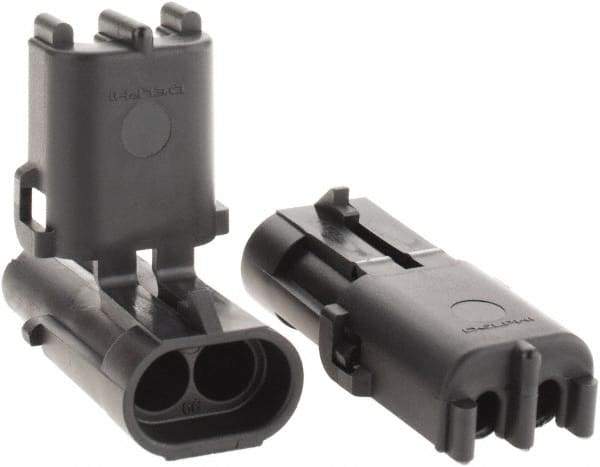 Value Collection - Automotive Terminal Parts - Weather Pack Connector Shells - USA Tool & Supply