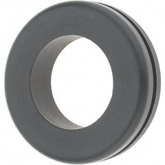 Value Collection - 1-3/4" OD, 7/16" Thick Grommet - Rubber, 1-3/8" Slot Diam x 1/16" Slot Width - USA Tool & Supply