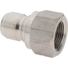Parker - 3/4-14 Thread 303 Stainless Steel Hydraulic Hose Coupler - 3,000 psi, -12 Hose Size, 3/4" Hose Diam - USA Tool & Supply