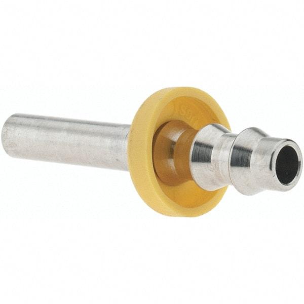 Parker - 1/4" ID Barbed Push On Male Fitting - Stainless Steel - USA Tool & Supply