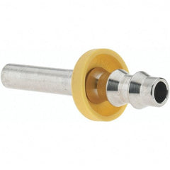 Parker - 1/4" ID Barbed Push On Male Fitting - Stainless Steel - USA Tool & Supply