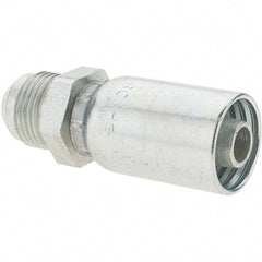 Parker - 7/8-14 Male SAE(JIC) Steel Hydraulic Hose Male SAE 37° JIC Rigid Fitting - -8 Hose Size, 1/2" Hose Diam - USA Tool & Supply