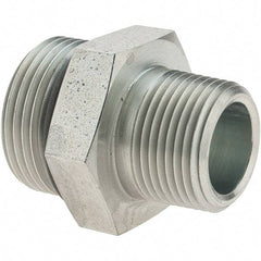 Parker - 1-5/16-12 SAE ORB Steel Hydraulic Hose Adapter - 4,500 psi, -16 Hose Size, 1" Hose Diam - USA Tool & Supply