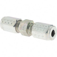 Parker - Metal Flareless Bite Tube 3/16" OD Union - USA Tool & Supply
