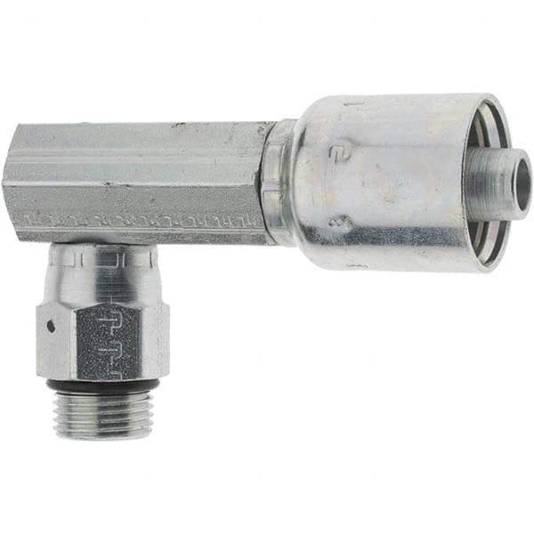 Parker - 1/2 Thread Hydraulic Hose Fitting - -8 Hose Size, 1/2" Hose Diam - USA Tool & Supply