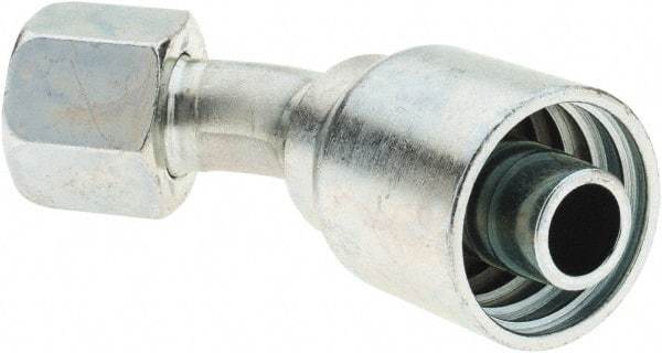 Parker - 3/4 Thread Hydraulic Hose Fitting - -12 Hose Size, 3/4" Hose Diam - USA Tool & Supply