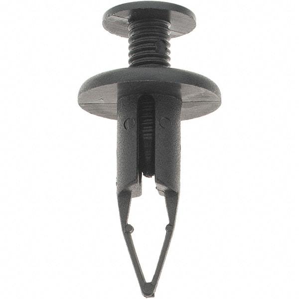 Value Collection - 9mm Hole Diam, Arrow Shank, Nylon Panel Rivet - 26mm Length Under Head, 9mm Material Thickness - USA Tool & Supply