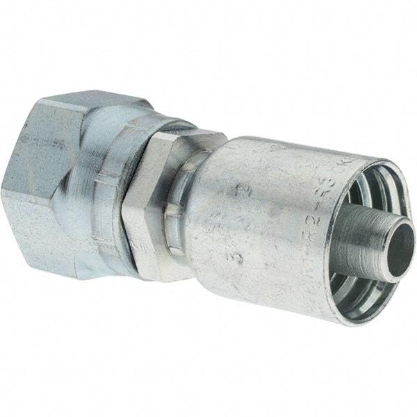 Parker - Seal-Lok Steel Hydraulic Hose Female Seal-Lok ORFS Swivel - -8 Hose Size, 1/2" Hose Diam - USA Tool & Supply