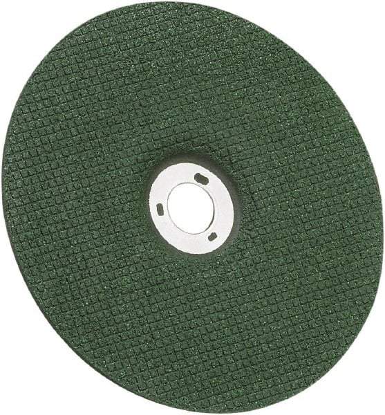3M - 36 Grit, 7" Wheel Diam, 1/8" Wheel Thickness, 7/8" Arbor Hole, Type 27 Depressed Center Wheel - Ceramic - USA Tool & Supply