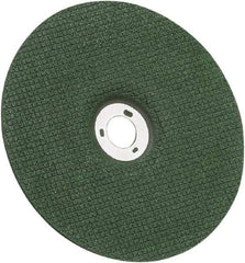 3M - 36 Grit, 7" Wheel Diam, 1/8" Wheel Thickness, 7/8" Arbor Hole, Type 27 Depressed Center Wheel - Ceramic - USA Tool & Supply
