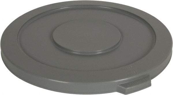 PRO-SOURCE - Round Lid for Use with 32 Gal Round Trash Cans - Gray, Plastic, For Huskee Trash Cans - USA Tool & Supply