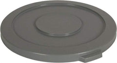 PRO-SOURCE - Round Lid for Use with 32 Gal Round Trash Cans - Gray, Plastic, For Huskee Trash Cans - USA Tool & Supply