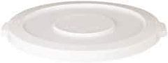 PRO-SOURCE - Round Lid for Use with 32 Gal Round Trash Cans - White, Plastic, For Huskee Trash Cans - USA Tool & Supply