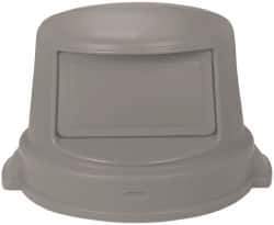 PRO-SOURCE - Dome Lid for Use with 32 Gal Trash Cans - Gray, Plastic, For Huskee Trash Cans - USA Tool & Supply