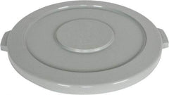 PRO-SOURCE - Round Lid for Use with 44 Gal Round Trash Cans - Gray, Plastic, For Huskee Trash Cans - USA Tool & Supply