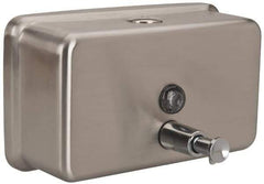PRO-SOURCE - 40 oz Liquid Hand Soap Dispenser - Stainless Steel, Hanging, Chrome - USA Tool & Supply