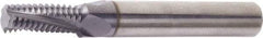 Vargus - M8x1 ISO, 5.9mm Cutting Diam, 3 Flute, Solid Carbide Helical Flute Thread Mill - Internal Thread, 16mm LOC, 57mm OAL, 6mm Shank Diam - USA Tool & Supply