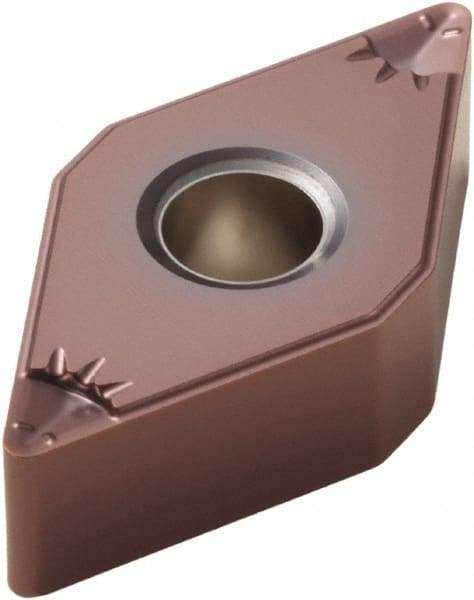 Seco - DNMG442 MF5 Grade TH1000 Carbide Turning Insert - TiAlSiN Finish, 55° Diamond, 1/2" Inscr Circle, 1/4" Thick, 1/32" Corner Radius - USA Tool & Supply