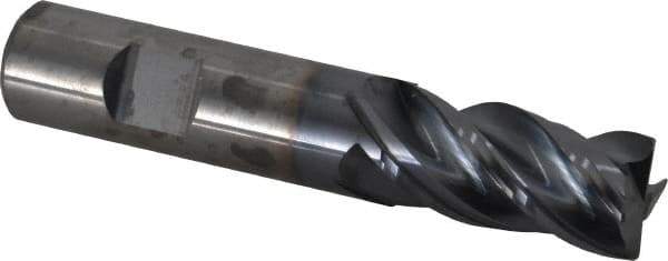 Kennametal - 3/4", 4 Flute, Solid Carbide, Corner Chamfer End Mill - 4" OAL, 1-1/2" LOC - USA Tool & Supply