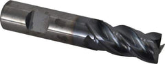 Kennametal - 3/4", 4 Flute, Solid Carbide, Corner Chamfer End Mill - 4" OAL, 1-1/2" LOC - USA Tool & Supply
