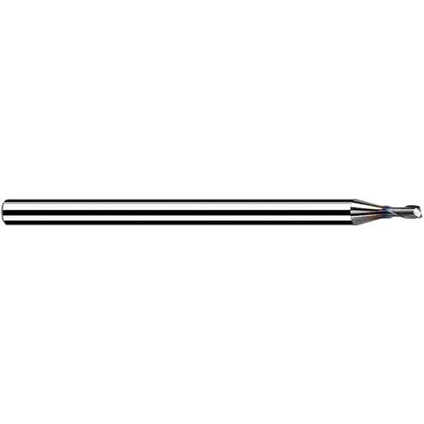 Fraisa - 0.4mm, 0.48mm LOC, 40mm OAL, 2 Flute Solid Carbide Square End Mill - USA Tool & Supply