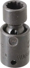 Proto - 1/4" Drive 8mm Standard Universal Impact Socket - 12 Points, 1-19/64" OAL - USA Tool & Supply