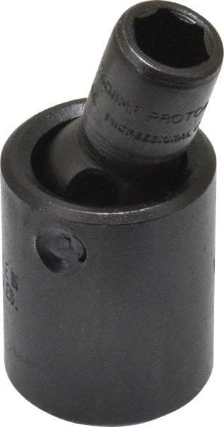 Proto - 3/8" Drive 8mm Standard Universal Impact Socket - 6 Points, 2" OAL - USA Tool & Supply