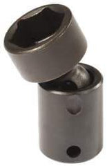 Proto - 3/8" Drive 5/8" Standard Universal Impact Socket - 6 Points, 2-3/32" OAL - USA Tool & Supply