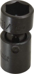 Proto - 3/8" Drive 11/16" Standard Universal Impact Socket - 6 Points, 2" OAL - USA Tool & Supply
