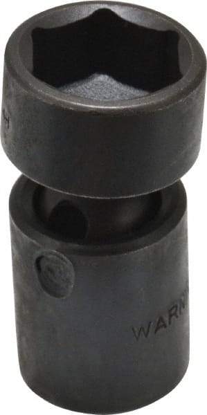 Proto - 3/8" Drive 19mm Standard Universal Impact Socket - 6 Points, 2-3/32" OAL - USA Tool & Supply