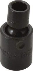 Proto - 3/8" Drive 10mm Deep Universal Impact Socket - 12 Points, 2" OAL - USA Tool & Supply