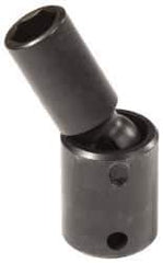 Proto - 3/8" Drive 19mm Deep Universal Impact Socket - 6 Points, 2-13/16" OAL - USA Tool & Supply