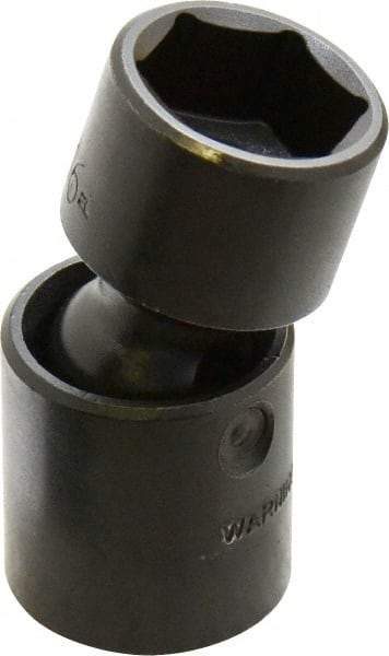 Proto - 1/2" Drive 15/16" Standard Universal Impact Socket - 6 Points, 2-29/32" OAL - USA Tool & Supply