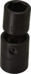 Proto - 1/2" Drive 16mm Standard Universal Impact Socket - 6 Points, 2-11/16" OAL - USA Tool & Supply