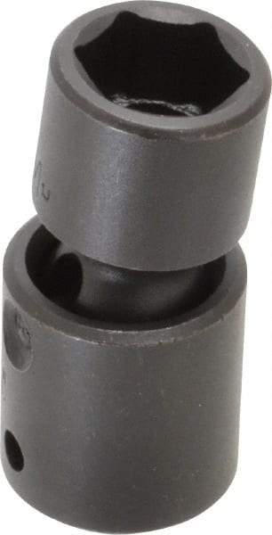 Proto - 1/2" Drive 19mm Standard Universal Impact Socket - 6 Points, 2-11/16" OAL - USA Tool & Supply