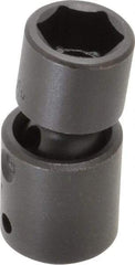 Proto - 1/2" Drive 19mm Standard Universal Impact Socket - 6 Points, 2-11/16" OAL - USA Tool & Supply