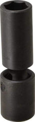 Proto - 1/2" Drive 5/8" Deep Universal Impact Socket - 6 Points, 3-19/32" OAL - USA Tool & Supply