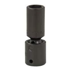 Proto - 1/2" Drive 11/16" Deep Universal Impact Socket - 6 Points, 3-1/2" OAL - USA Tool & Supply