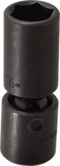Proto - 1/2" Drive 13/16" Deep Universal Impact Socket - 6 Points, 3-1/2" OAL - USA Tool & Supply