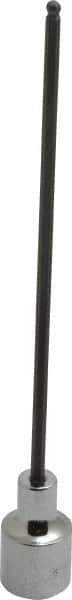 Blackhawk by Proto - 3/8" Drive, 1/8" Hex Bit Socket - 6" OAL, 5-1/4" Bit Length, Ball End - USA Tool & Supply