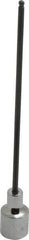 Blackhawk by Proto - 3/8" Drive, 1/8" Hex Bit Socket - 6" OAL, 5-1/4" Bit Length, Ball End - USA Tool & Supply