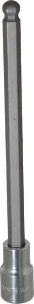 Blackhawk by Proto - 3/8" Drive, 5/16" Hex Bit Socket - 5-7/64" OAL, 5-23/64" Bit Length, Ball End - USA Tool & Supply