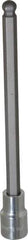 Blackhawk by Proto - 3/8" Drive, 5/16" Hex Bit Socket - 5-7/64" OAL, 5-23/64" Bit Length, Ball End - USA Tool & Supply