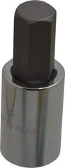 Blackhawk by Proto - 1/2" Drive, 9/16" Hex Bit Socket - 2-1/2" OAL, 2" Bit Length - USA Tool & Supply